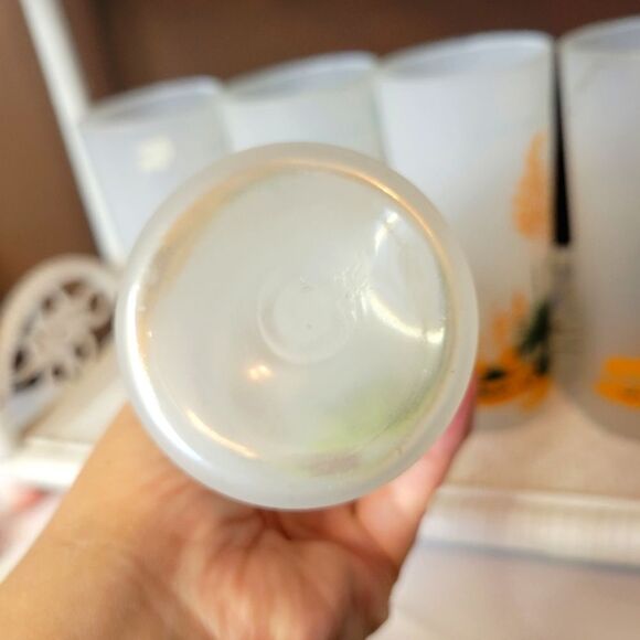 Vintage Blakely Oil Arizona Cactus Glasses – Set of 5 Frosted Highball Tumblers - Picture 7 of 10